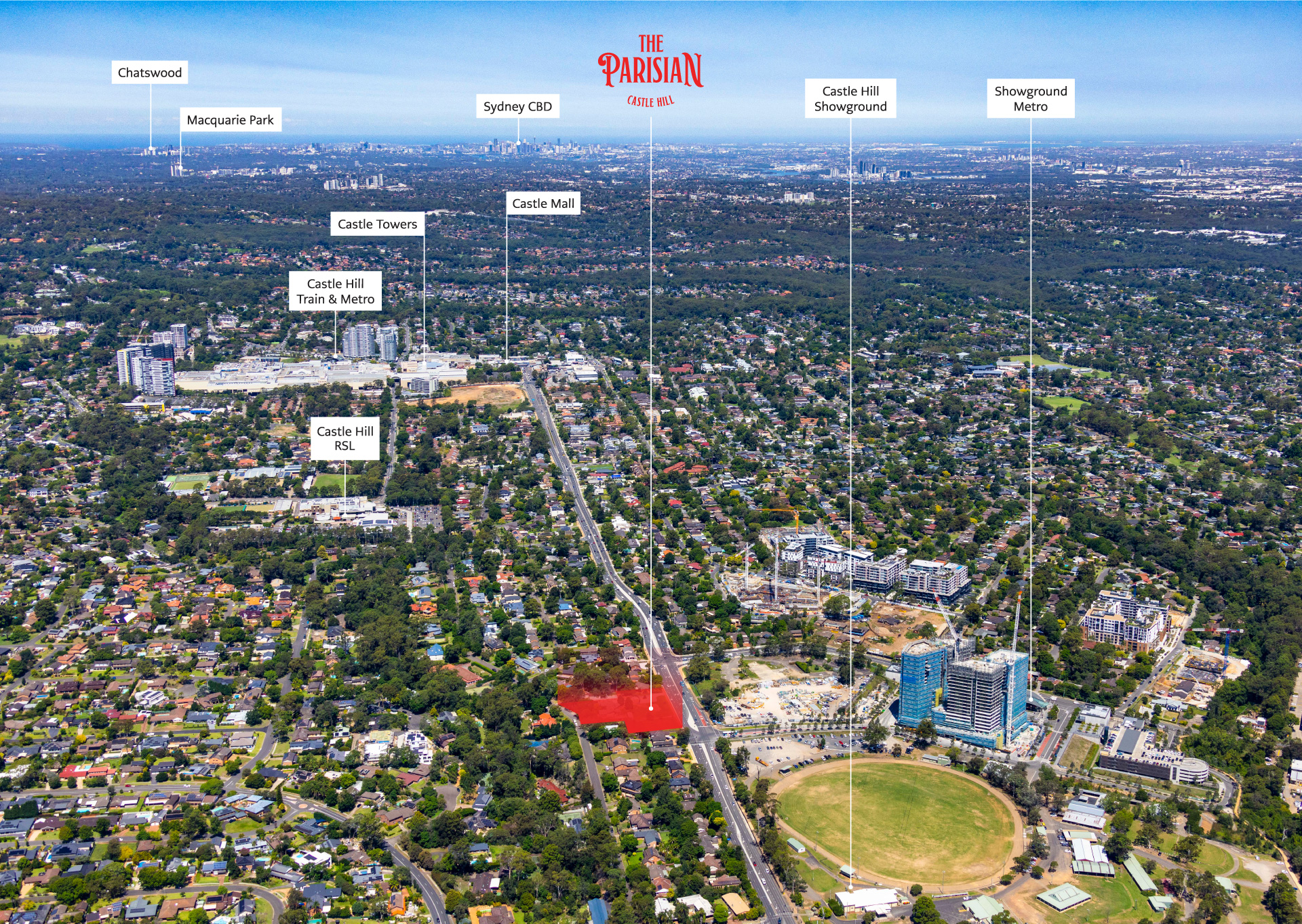 Castle Hill Aerial
